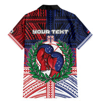 Personalised Samoa Boxing Family Matching Mermaid Dress and Hawaiian Shirt Samoan Boxer Funny Style DT05 - Polynesian Pride