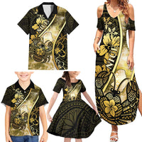 Personalised Niue Family Matching Summer Maxi Dress and Hawaiian Shirt Niuean Crab Waves Style DT05 - Polynesian Pride