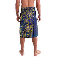 Personalised Nauru Lavalava Hibiscus Polynesian Tribal Pattern