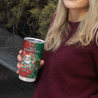 Hawaii Christmas Tumbler Cup Mele Kalikimaka Funny Hawaiian Santa - Polynesian Pride