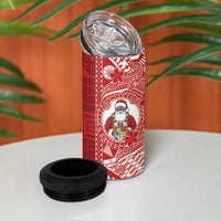 Tonga Christmas 4 in 1 Can Cooler Tumbler Kilisimasi Fiefia DT05 - Polynesian Pride