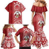 Tonga Christmas Family Matching Mermaid Dress and Hawaiian Shirt Kilisimasi Fiefia DT05 - Polynesian Pride