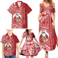 Tonga Christmas Family Matching Summer Maxi Dress and Hawaiian Shirt Kilisimasi Fiefia DT05 - Polynesian Pride