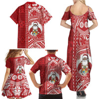 Tonga Christmas Family Matching Summer Maxi Dress and Hawaiian Shirt Kilisimasi Fiefia DT05 - Polynesian Pride