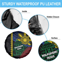 Philippines Christmas Spare Tire Cover Xmas Tree Filipino Tribal Patterns - Polynesian Pride