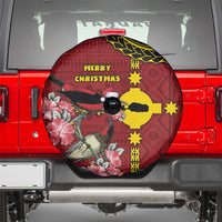 Rotuma Christmas Spare Tire Cover Rotuma Myzomela Birds With Hibiscus Flowers DT05 - Polynesian Pride
