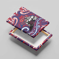 Samoa Gym Canvas Wall Art Muscle Samoan Tribal Waves - Polynesian Pride