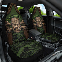Hawaii Tiki Pirates Car Seat Cover Kakau Pattern Polynesian Style