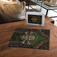 Hawaii Tiki Pirates Puzzle Kakau Pattern Polynesian Style
