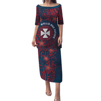Personalised Wallis And Futuna Puletasi Hibiscus Polynesian Tribal Pattern