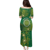 Personalised Cook Islands Family Matching Puletasi and Hawaiian Shirt Hibiscus Polynesian Tribal Pattern DT05 - Polynesian Pride
