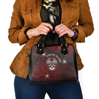 Easter Island Shoulder Handbag Hibiscus Polynesian Tribal Pattern