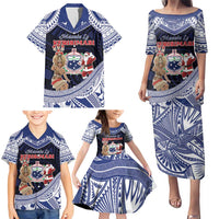 Samoa Christmas Family Matching Puletasi and Hawaiian Shirt Samoan Siva Dance With Santa DT05 - Polynesian Pride