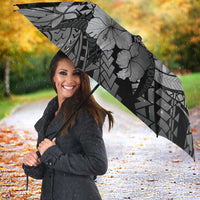 Maori Romantic Valentine Umbrella The Hongi Kiss Black Galaxy