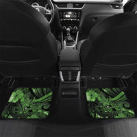 Personalised Maori Romantic Valentine Car Mats The Hongi Kiss Green Galaxy