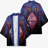 Personalised Guam Kimono Chamorro Seal Tribal Scratch Design - Polynesian Pride