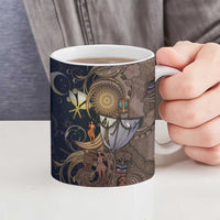 Hawaii Makahiki Ceramic Mug Polynesian Sky And Earth - Polynesian Pride