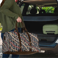 Hawaii Palaka Niihau Shell Lei Travel Bag Tropical Island Plaid Patterns