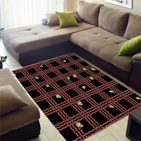 Hawaii Palaka Kahelelani Shell Lei Costume Area Rug Plaid Patterns