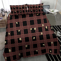 Hawaii Palaka Kahelelani Shell Lei Costume Bedding Set Plaid Patterns