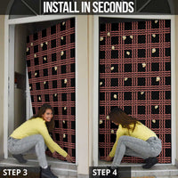Hawaii Palaka Kahelelani Shell Lei Costume Door Cover Plaid Patterns