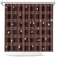 Hawaii Palaka Kahelelani Shell Lei Costume Shower Curtain Plaid Patterns
