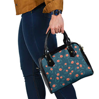 Hawaii Monstera Shoulder Handbag Hibiscus Flowers Simple Style - Polynesian Pride