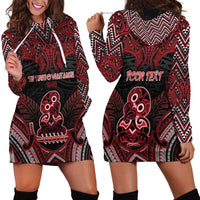 Personalised New Zealand Waitangi Day Hoodie Dress Te Tiriti O Waitangi 1840 DT05 - Polynesian Pride
