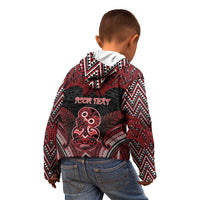 Personalised New Zealand Waitangi Day Kid Hoodie Te Tiriti O Waitangi 1840 DT05 - Polynesian Pride
