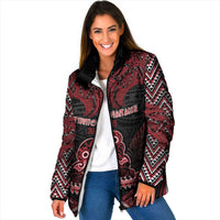 Personalised New Zealand Waitangi Day Padded Jacket Te Tiriti O Waitangi 1840 - Polynesian Pride