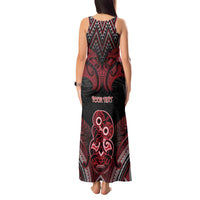 Personalised New Zealand Waitangi Day Tank Maxi Dress Te Tiriti O Waitangi 1840 DT05 - Polynesian Pride