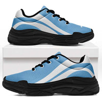 Federated States Of Micronesia Chunky Sneakers Flag-Inspired Curve Style