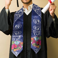 Hafa Adai Guam History and Chamorro Heritage Day Graduation Stole Blue Latte Stone