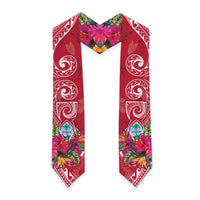 Hafa Adai Guam History and Chamorro Heritage Day Graduation Stole Red Latte Stone