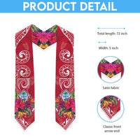 Hafa Adai Guam History and Chamorro Heritage Day Graduation Stole Red Latte Stone