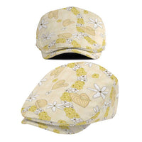 Hawaii Anthurium Tiare Pikake Lei Jeff Hat Melemele Lauhala Art Pattern
