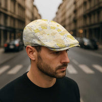 Hawaii Anthurium Tiare Pikake Lei Jeff Hat Melemele Lauhala Art Pattern