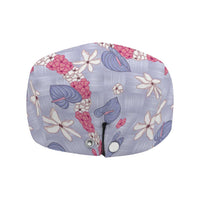 Hawaii Anthurium Tiare Pikake Lei Jeff Hat Poni Lauhala Art Pattern