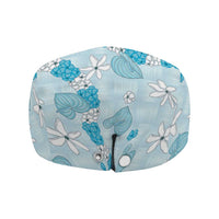 Hawaii Anthurium Tiare Pikake Lei Jeff Hat UliUli Lauhala Art Pattern