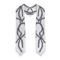 Hawaii Maile Lei Graduation Stole Aloha The Grey Color