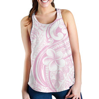 Hawaii Plumeria Lokelani Pikake Lei Women Racerback Tank Poni Mama Polynesian Tattoo LT9 - Polynesian Pride