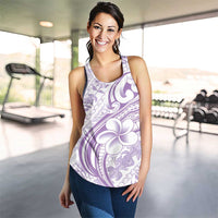 Hawaii Plumeria Lokelani Pikake Lei Women Racerback Tank Poni Polynesian Tattoo LT9 - Polynesian Pride