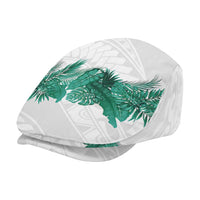 Hawaii Tropical Leaves Jeff Hat Polynesian Pattern