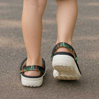 Hawaiian Alohawaii Clogs Shoes - Tribal Sea Animals Tattoo and Tropical Plants LT03 - Polynesian Pride