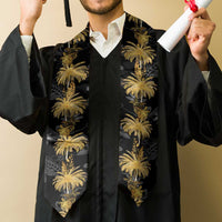 Hawaiian Honu And Surfboards Graduation Stole Gold Style