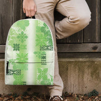 Hawaiian Quilt Backpack Vintage Pattern Green LT05 - Polynesian Pride