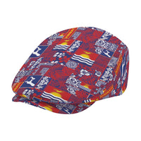 Kiribati Tekeraoi n te Kiritimati Jeff Hat Pacific Patchwork Xmas Vibes - Polynesian Pride