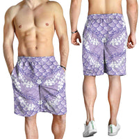 Lilac Mermaid Puakenikeni Maile Lei Shorts for Men