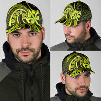 Lime Green New Zealand Mangopare Classic Cap Aotearoa Maori Koru Style LT14