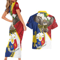 Personalized Philippines Couples Matching Short Sleeve Bodycon Dress and Hawaiian Shirt Filipino Araw ng Kalayaan LT01 - Polynesian Pride